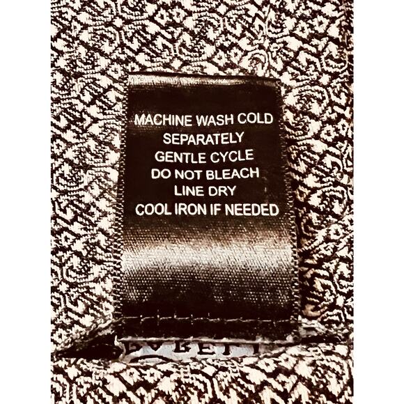 Soho Apparel LTD Geometric Paisley Stretch Pencil Skirt – Size L - Picture 4 of 4